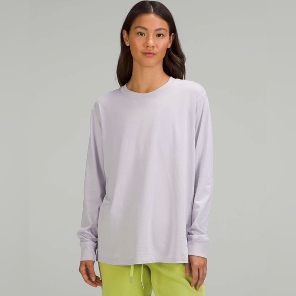lululemon athletica Tops - LuLuLemon Light Lavender Long Sleeve tee